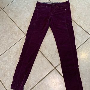 ATHLETA Slim Skinny Corduroy Cargo Pants Size 8T
